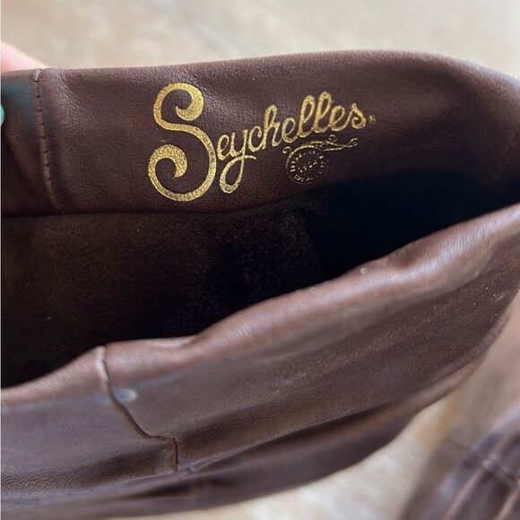 Seychelles Women’s Enigma Dark Brown Leather Boots Sz 8.5 US - Picture 5 of 10